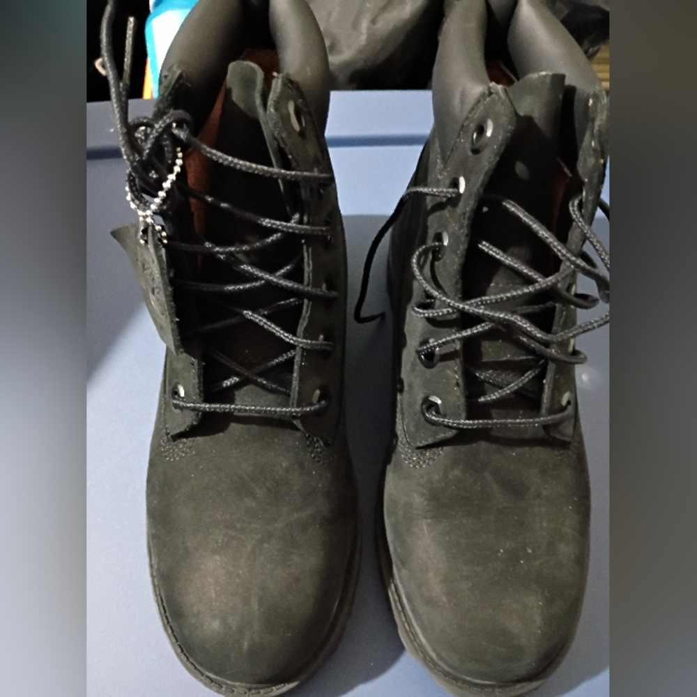 Black Boy's Timberland Boots